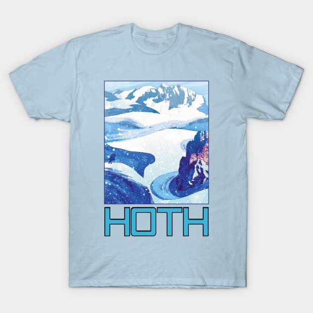 Visit Hoth! T-Shirt by RocketPopInc